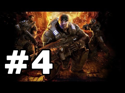 Gears Of War Walkthrough Part 4 - No Commentary Playthrough (Xbox 360)
