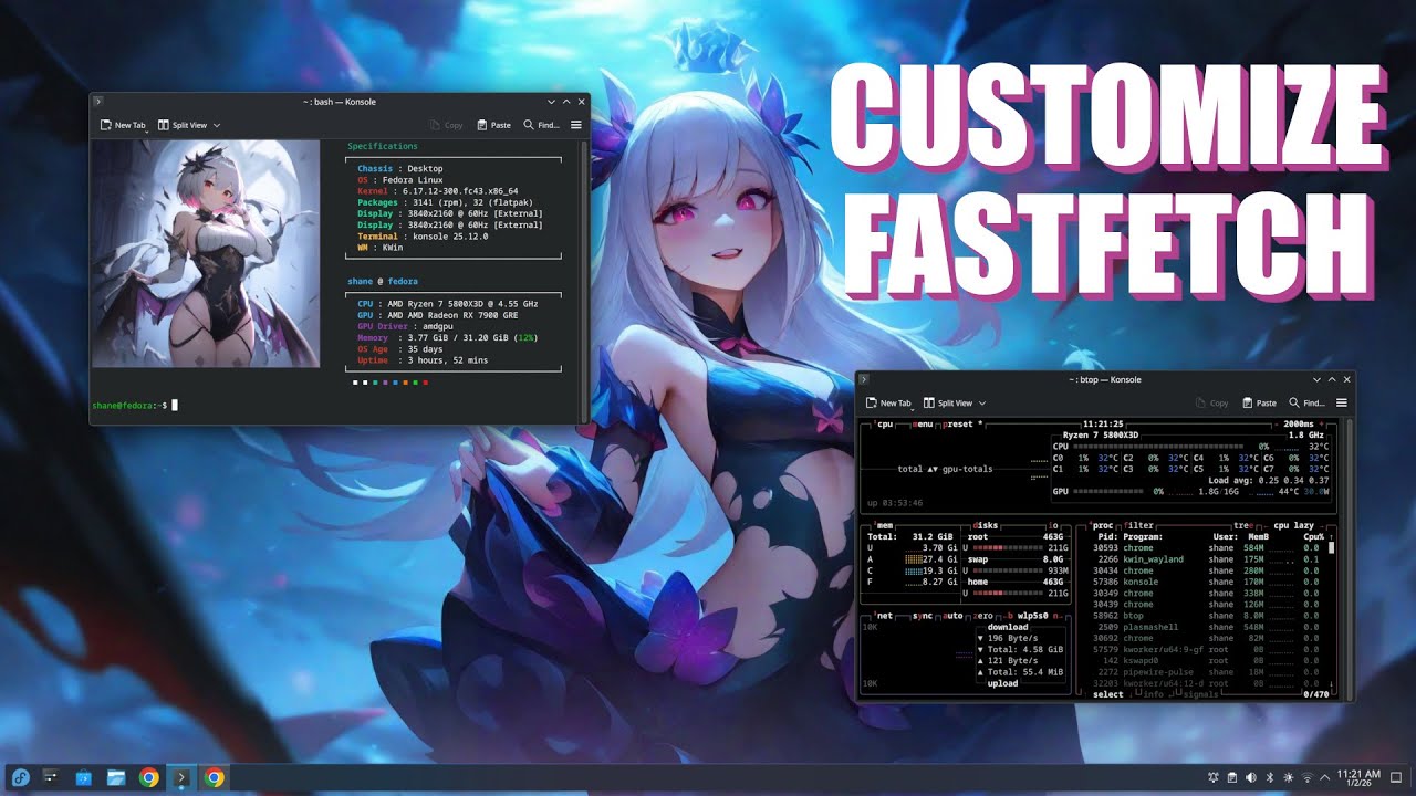 Customize Fastfetch on Linux: Replace the Default Look with Images & Config Tweaks