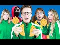 Trying The SQUID GAME Honeycomb Candy Challenge