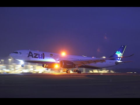 Pouso e Decolagem do PR-ANZ: O Primeiro Airbus A330-900 NEO da Azul- Aeroporto de Viracopos (VCP) 4K