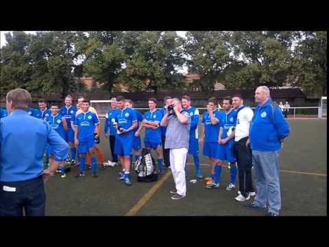 Übergabe Bürgemeister Kleebank Spandauer Pokal 15 SC Staaken