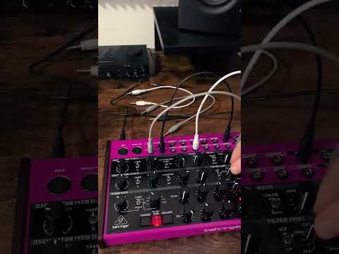 Behringer Edge first contact - Hypnotic Techno loop