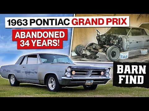 Thumbnail for Barn Find! 1963 Pontiac Grand Prix Muscle Car! New Life After Being Abandoned for 34 Years! by WiLL, Car, Muscle car