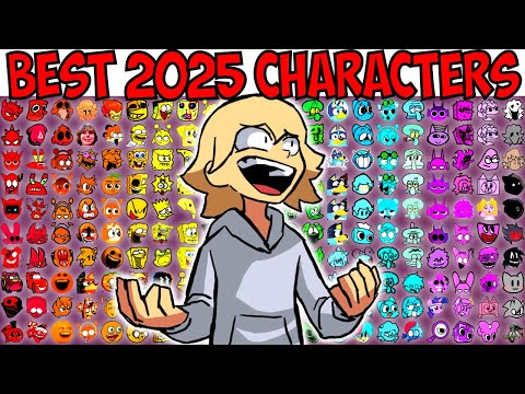 ALL BEST 2025 CHARACTERS | FNF Character Test | Gameplay VS Playground