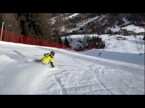 Skiing with Thomas Dalla Libera 