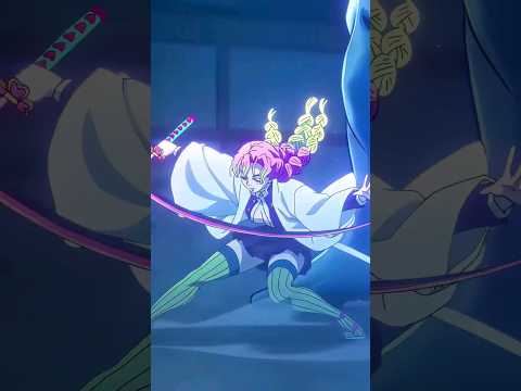 Mitsuri fighting scene in Demon Slayer Season 3