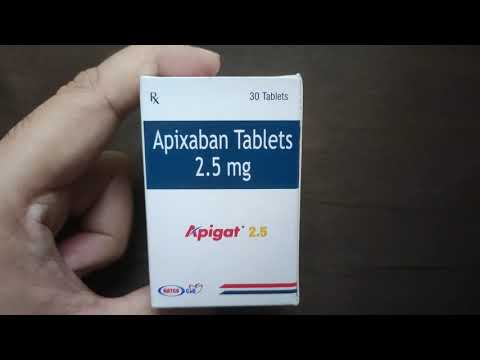 Apigat apixaban Tablets, 2.5 mg
