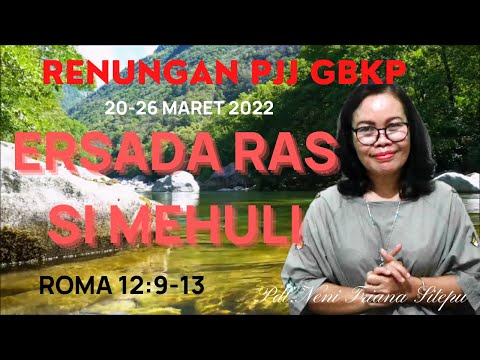 RENUNGAN PJJ GBKP MINGGU INI 20 - 26 MARET 2022