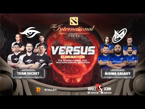 Team Secret vs Nigma Galaxy - The International 2022: Western Europe Qualifier - Elimination - BO3