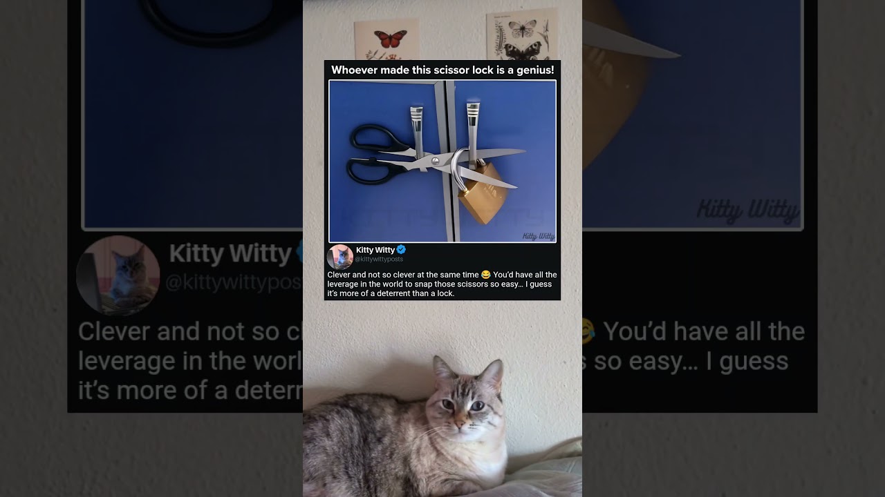 어떻게든 작동하는 가위 잠금 장치