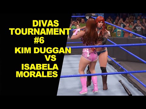 WWE 2K22 Isabela Morales vs Kim Duggan - Divas Tournament #6