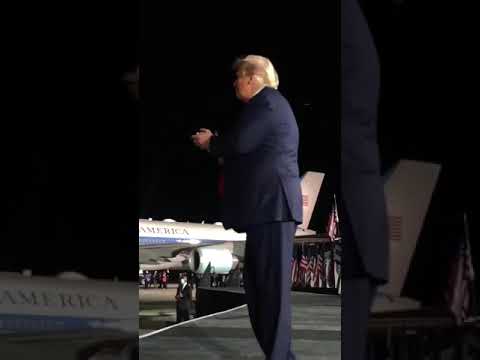 Trump dancing YMCA
