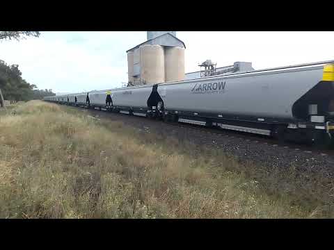 Loaded SSR grain train destination Carrington
