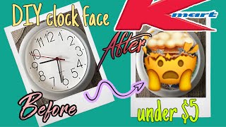 $2 Kmart Clock Hack!
