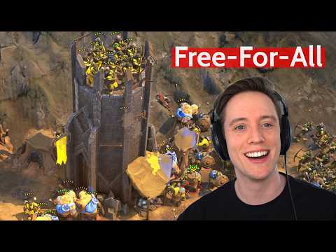 8 Player FREE-FOR-ALL in The Scouring! (New RTS)