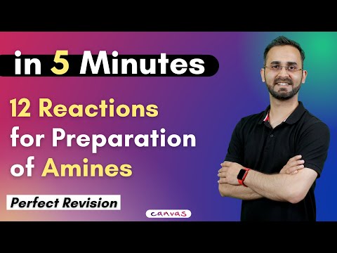 Preparation Reactions of Amines - All explained in 5 min  I Organic Chemistry
