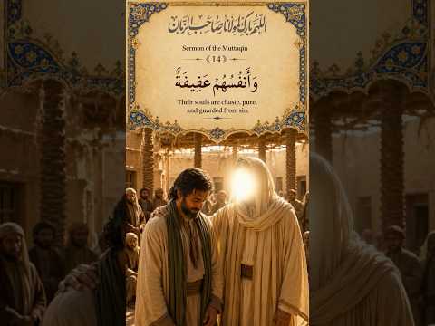 Sermon of Muttaqin | Their souls are chaste, pure, and guarded from sin