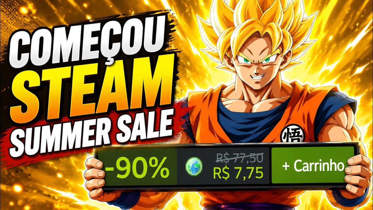 STEAM SUMMER SALE começou e está incrível, melhores ofertas!