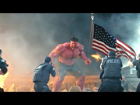 Red Hulk Vs Captain America - Fight Scene | Captain America Brave New World (2025) Clip 4K