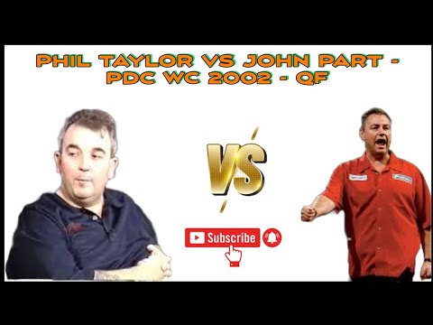 Phil Taylor Vs John Part - PDC world championship QF - 2002