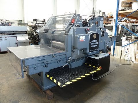 heidelberg cylinder die cutter for sale   Gab Supplies Ltd   1958