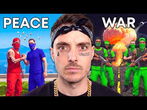 100 Players Simulate Gang War in GTA
