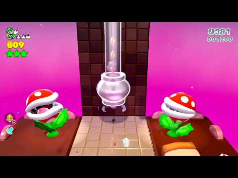 Super Mario 3D World [Switch] 8-3 Speedrun - Time: 33 (Tied WR)