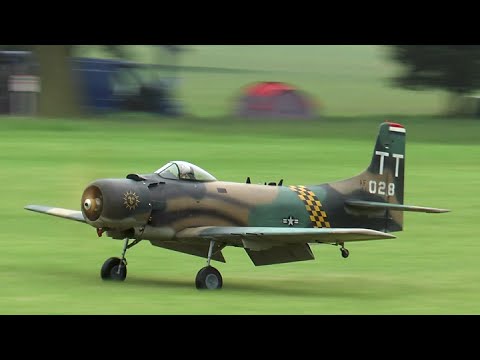 Rc Warbirds Flying In The Rain At Weston Park