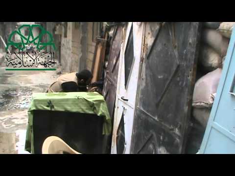 استهداف قناصي جيش الإسلام جنود النظام في حي الحفيرية في مدينة دمشق