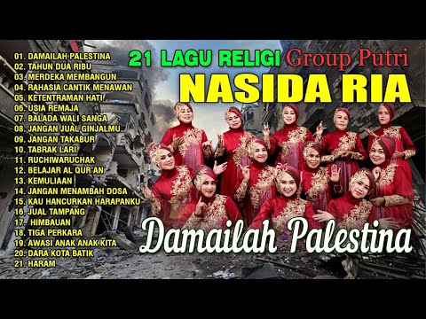 21 Lagu Religi Group Putri Nasida Ria - Damailah Palestina