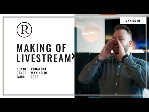 Was braucht guter Livestream? Making Of