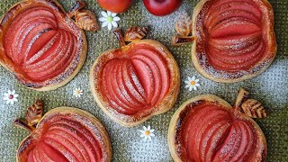 The most beautiful apple pie 결이 살아있는 바삭한 애플 파이 Crispy Mini Apple Pie Recipe