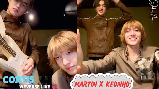 ✨(ALL SUB) CORTIS MARTIN and KEONHO WEVERSE LIVE 🦒🐶💖(10.24.26) making 🎶 #weverselive#weverse #cortis