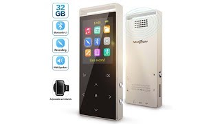 MP3 Player, Mp3 Players with Bluetooth, MUS RUN, 32GB Portable Music Player for Kids