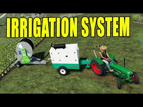 How to Setup Irrigation System for a Small Field? Farming Simulator 19