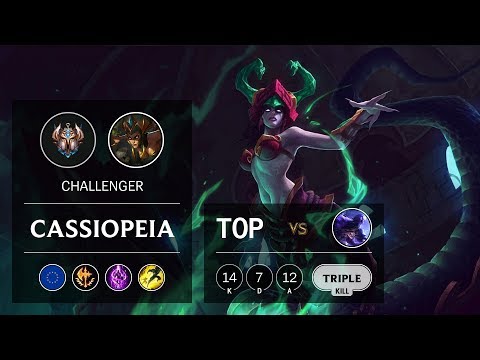 Cassiopeia Top vs Ryze - EUW Challenger Patch 9.24