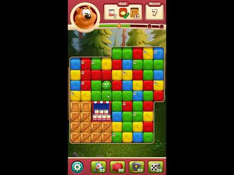 Toon Blast Level 7763 - NO BOOSTERS 🐻🐺🐱 | SKILLGAMING ✔️