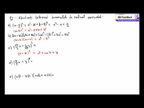 Solved exercises - Perform using abbreviated calculation formulas