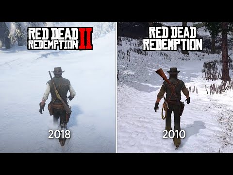 RDR 2 vs RDR 1 - Details Comparison (Part 2)
