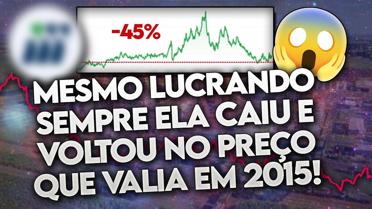 Conheça 5 AÇÕES BOAS que ESTÃO nas MÍNIMAS! (5 EMPRESAS que NUNCA DERAM PREJUÍZO!) - TOP 5
