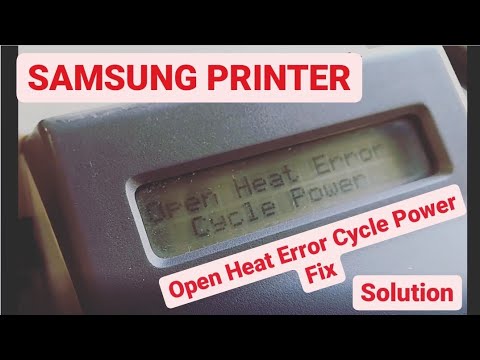 Samsung Open Heat Error Cycle Power problem fix Açık Isı hatası aç kapat çözümü u2320 3470 4300 4521