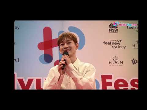 220813 Chen HallyuPopFest Sydney 2022 red carpet full