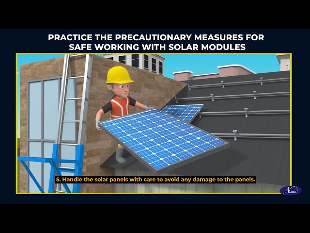 Practice to undertake precautions against module breakage