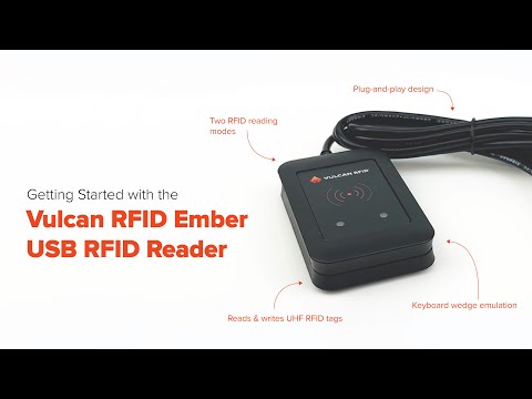 Vulcan RFID Ember USB Reader | How to Get Started Reading UHF RFID Tags Vulcan RFID Em...
