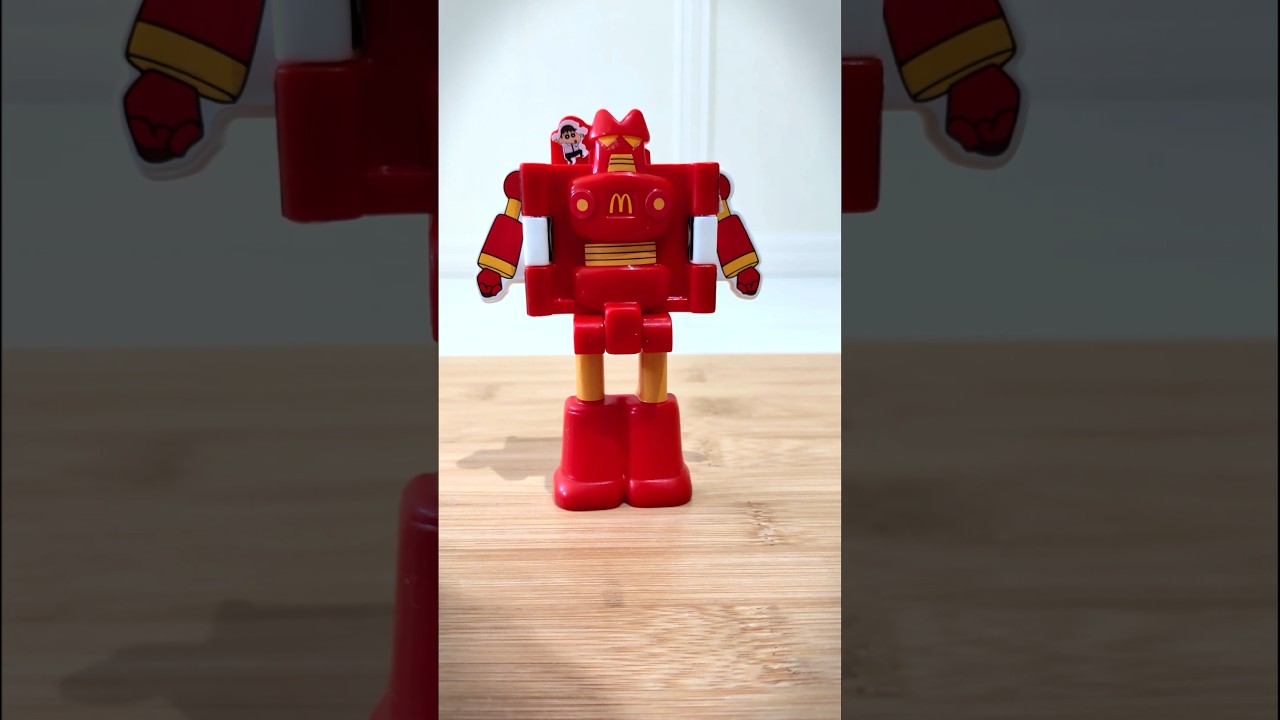 マクドナルドに変形するカンタムロボ #shorts #クレヨンしんちゃん