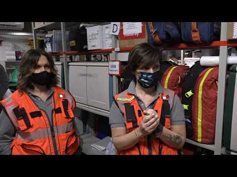 Pistoia. Il presidente della Regione Eugenio Giani in visita alla centrale maxi emergenze Cross