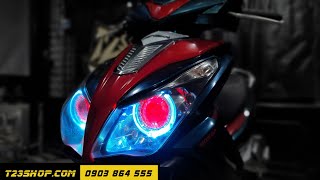 Airblade 2015 12345 Độ Cặp Bi Cầu B11 110W Sáng Khủng Khiếp Tại T23Shop Cần Thơ