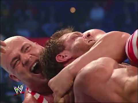 WWE Champion Kurt Angle vs Chris Benoit