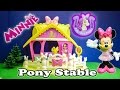 Unboxing In The Minnie Mouse Jumping Stable And Toy Horses