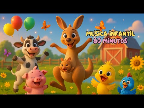 A Dança do Canguru  | Os Bichinhos da Fazendinha | Turma da Gabi | Coletânea de Músicas Infantis